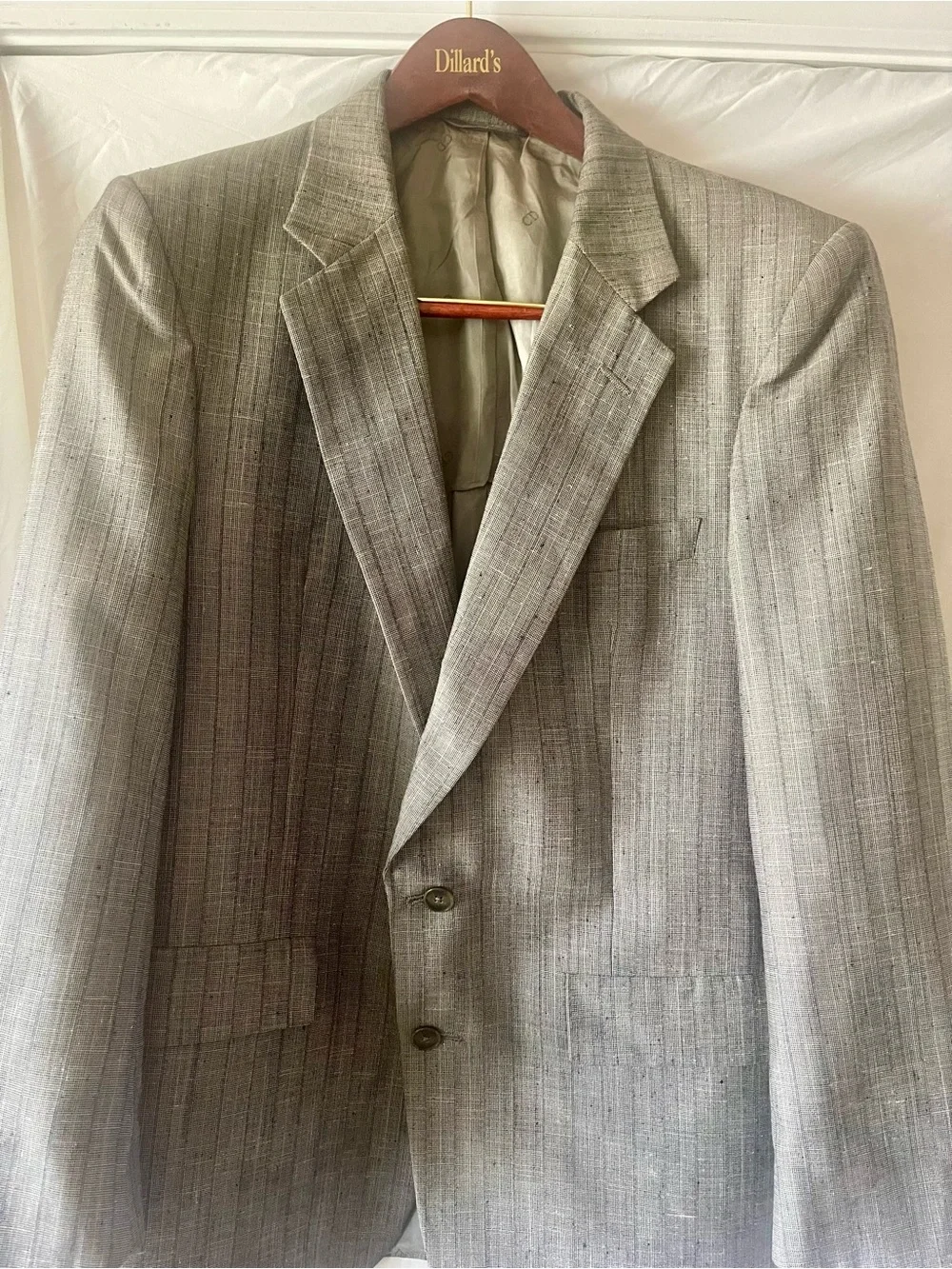 Dior Men's Gray Pinstripe Sport Coat Blazer